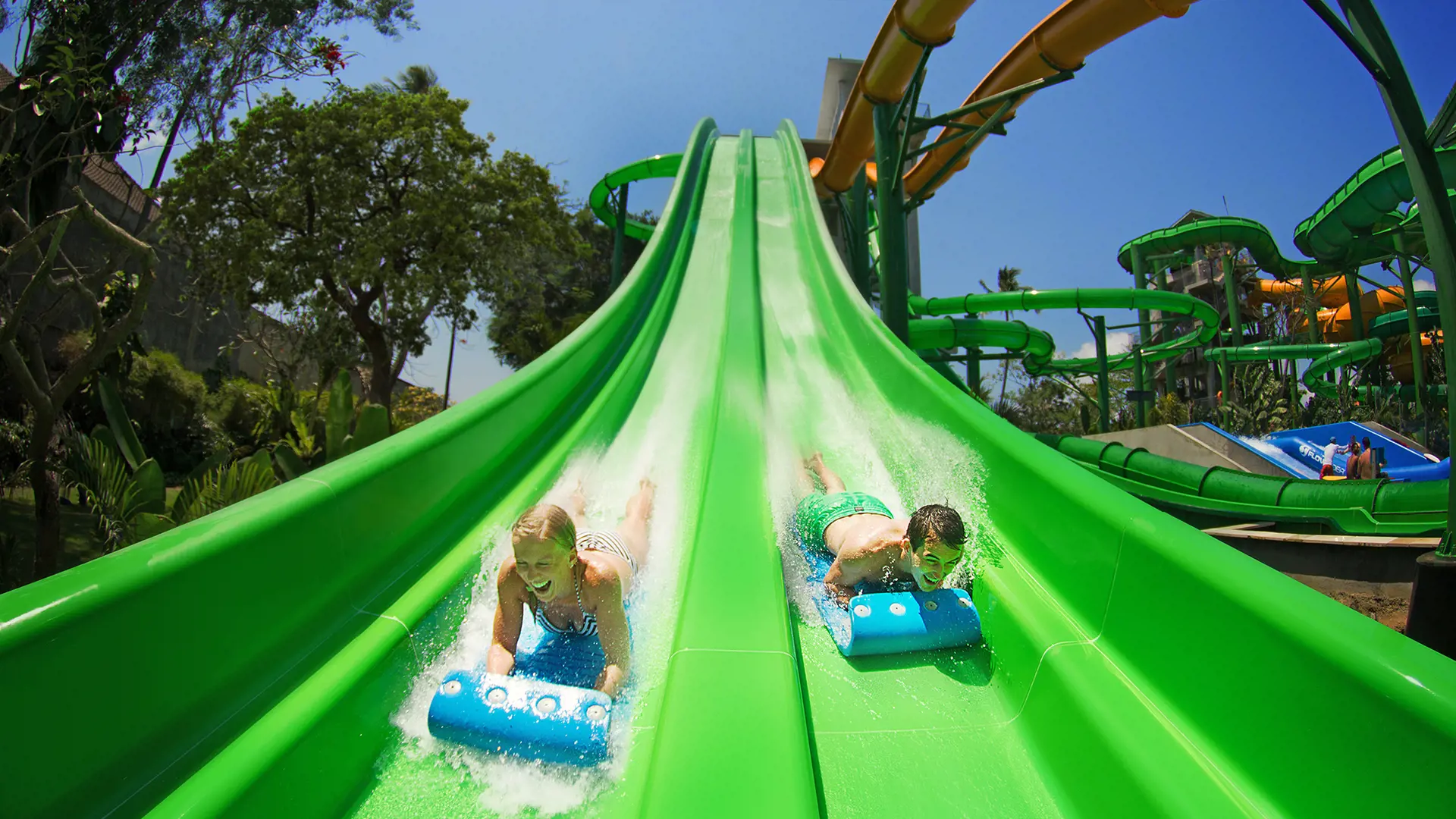 Twin Racers at Waterbom Bali